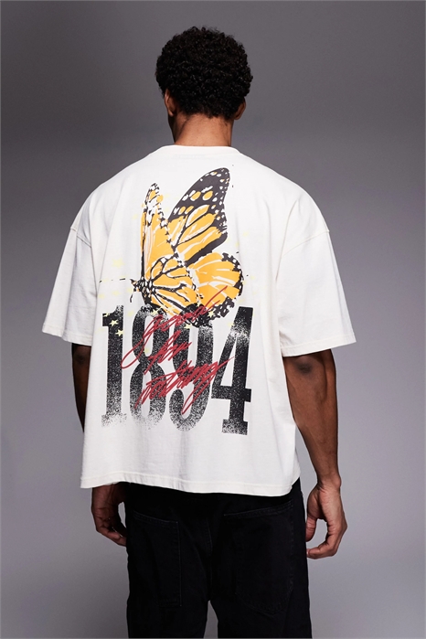 Футболка свободного кроя артикул 153517592