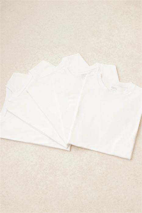 Набор из 5 футболок Essentials с прямым кроем артикул 153712627