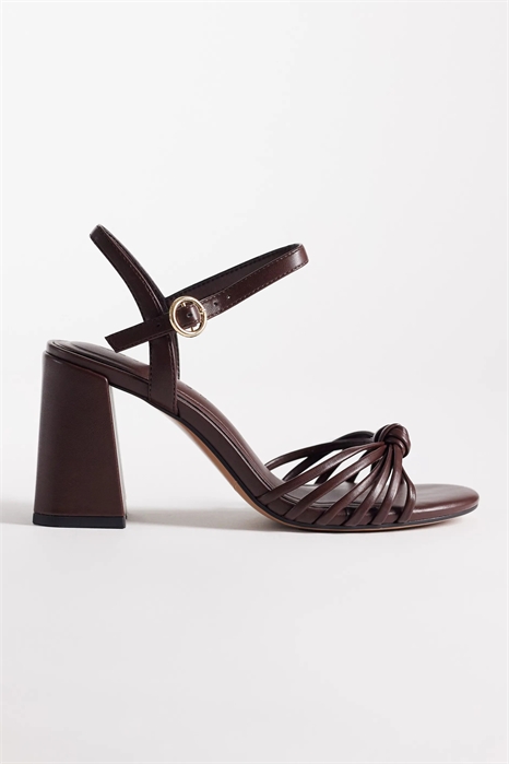 Сандалии Heron с завязками и каблуком средней высоты артикул 154214568