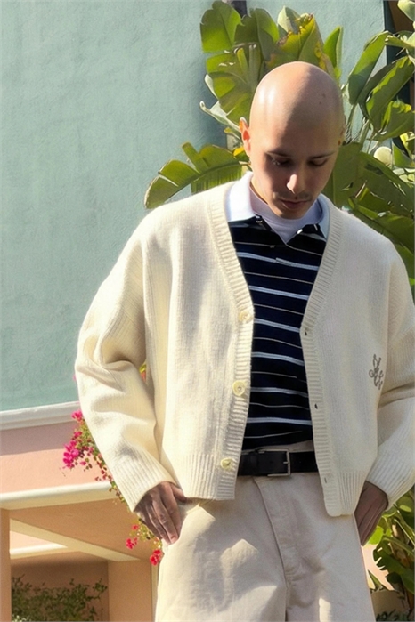 Прямоугольная куртка с принтом на пуговицах артикул 156586225