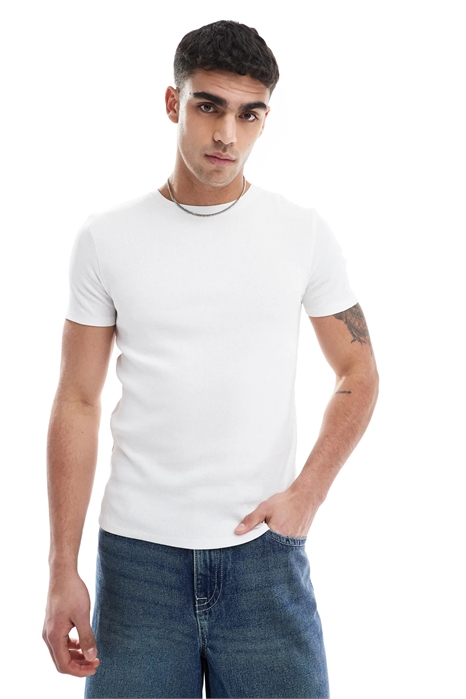 Футболка Essentials с облегающим кроем артикул 141274270