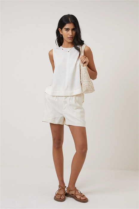 Топ без рукавов из смешанного льна от Stirling co-ord артикул 153976912