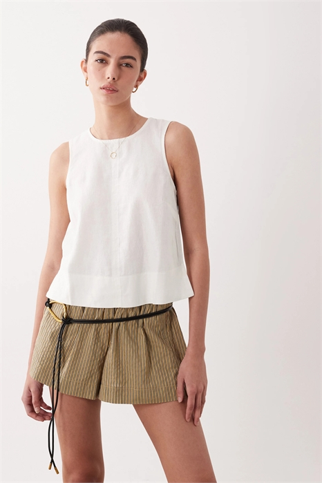 Топ из смесовой ткани артикул 155470660