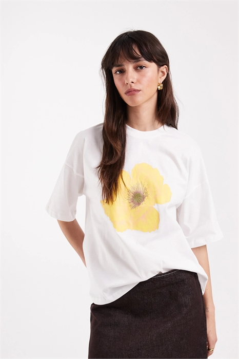 Футболка с принтом в виде маков артикул 154891641