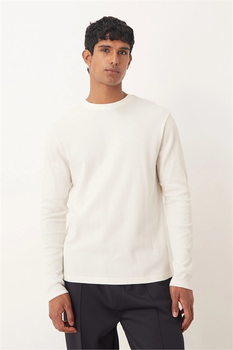 Футболка с длинным рукавом прямого кроя артикул 149661399