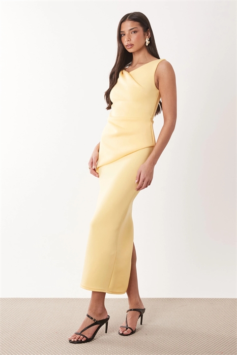 Асимметричное платье средней длины артикул 155158871