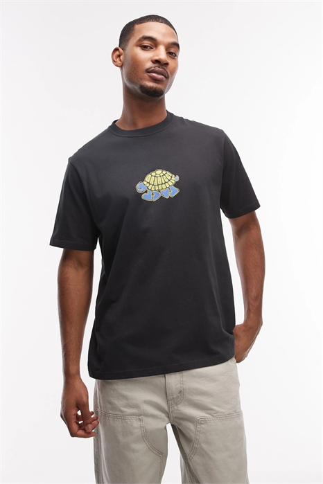 Футболка с коротким рукавом с рисунком черепахи артикул 155091495