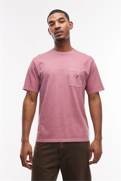 Футболка с короткими рукавами и пигментной окраской артикул 155091496