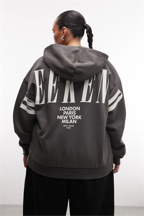 Худи с капюшоном и спинкой с наслоением от Weekend Collective Curve Icon артикул 151265406