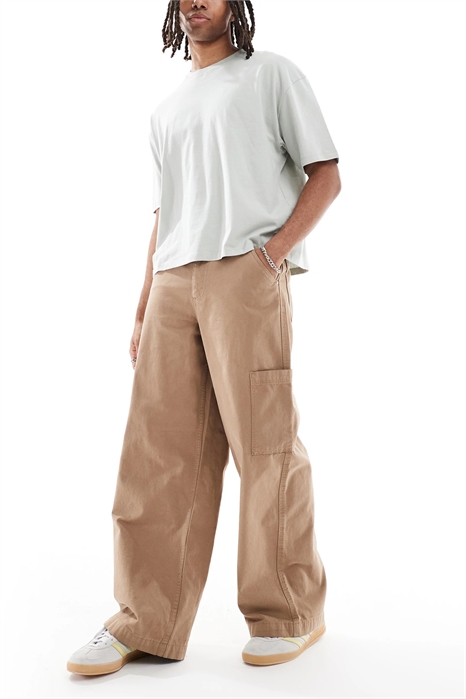 Широкие брюки в стиле кэжуал артикул 144908957