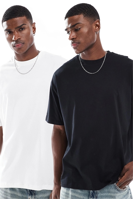 Набор из 2-х футболок свободного кроя Essentials артикул 125759728