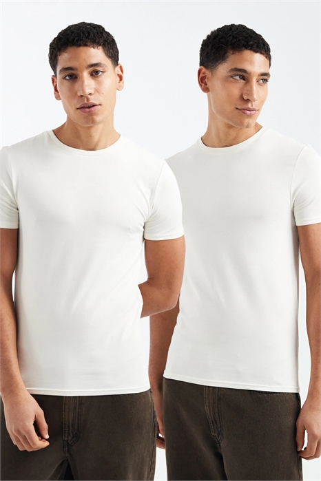 Набор из 2 футболок с облегающим кроем «Essentials» артикул 151967040