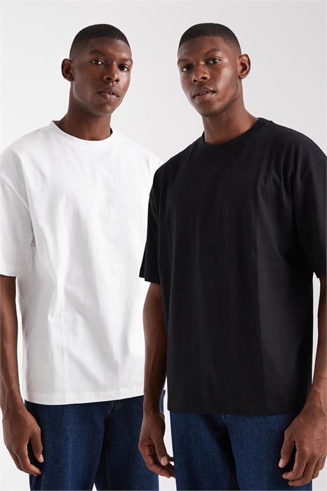 Набор из 2-х футболок свободного кроя Essentials артикул 152930758