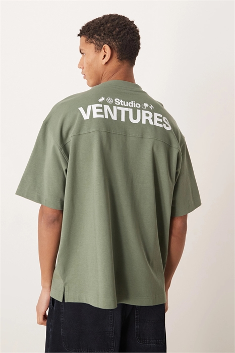 Футболка свободного кроя из коллекции Circular Design с принтом от Studio Ventures артикул 151928749