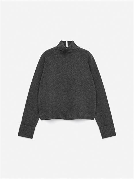 Шерстяной джемпер с рулонным вырезом артикул 1300527002