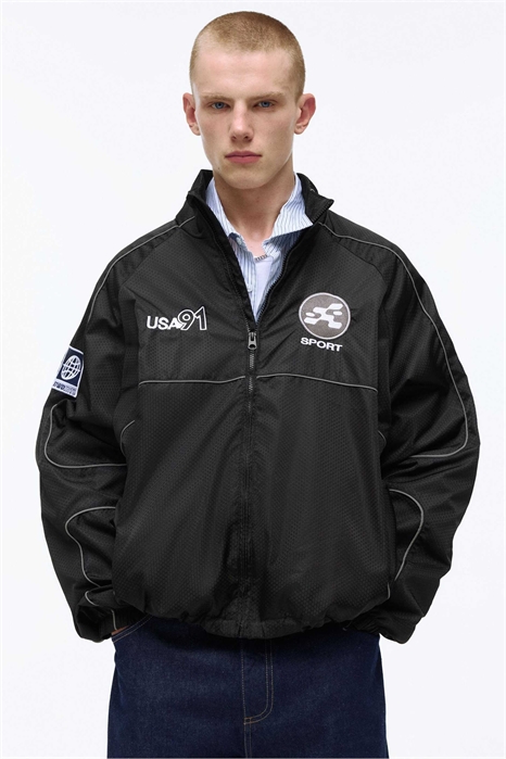 Куртка с контрастными швами Stwd артикул 156177321