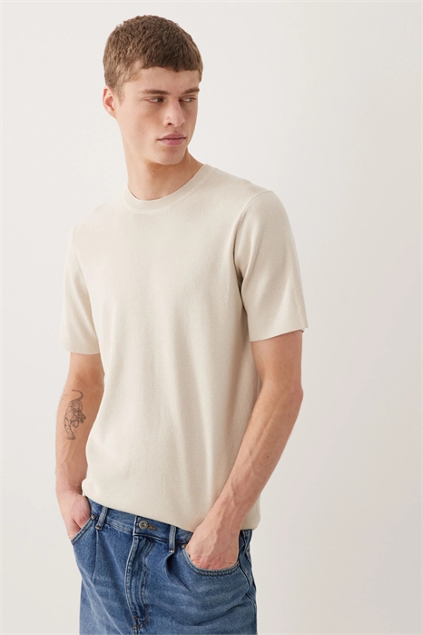 Трикотажная футболка с короткими рукавами артикул 155473217