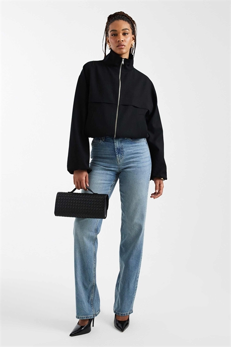 ASOS DESIGN: джинсы с прямым кроем, удлиненные, удобные, из эластичного материала артикул 153050425