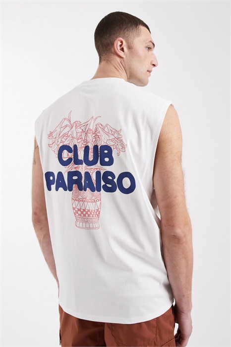 Объемный топ с принтом в виде цветов и пузырьков на спине артикул 154339436