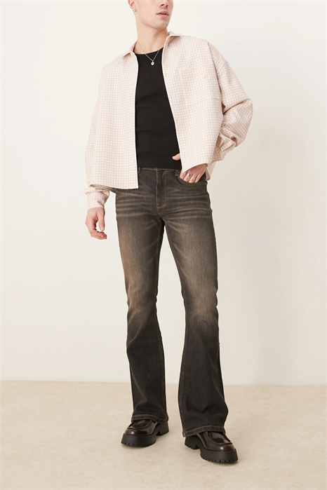 Джинсы клеш артикул 153750430