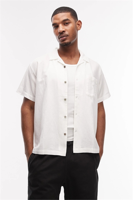 Рубашка с коротким рукавом из ткани «джаспер» артикул 154338902
