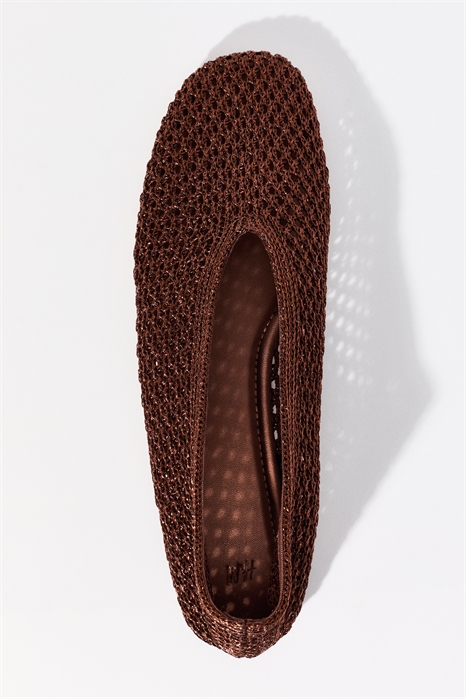 Плетеные балетки артикул 1319565002