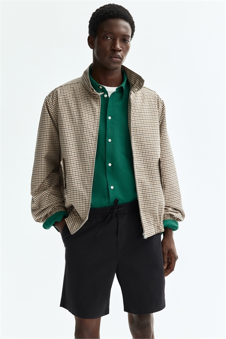 Шорты из хлопка свободного кроя артикул 1321157001