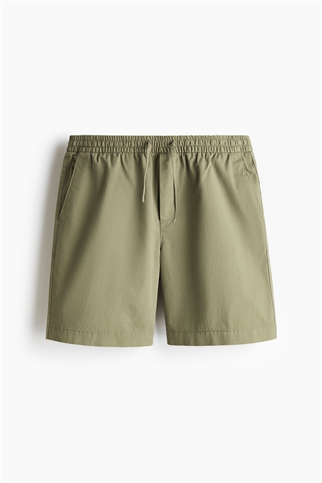 Шорты из хлопка свободного кроя артикул 1321157003