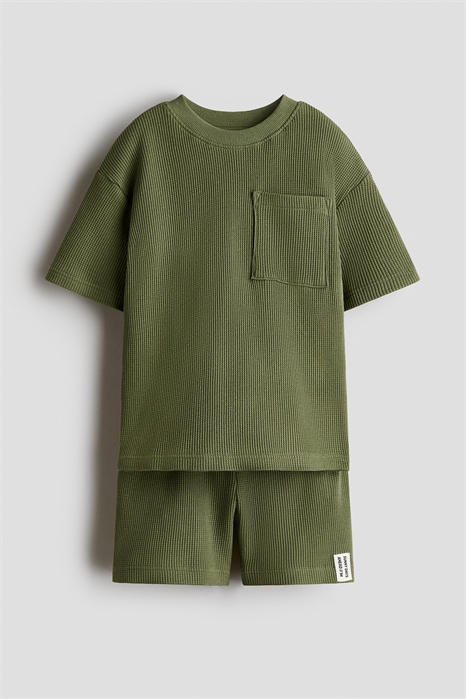 2-х предметный комплект из вафельного хлопка артикул 1325235002