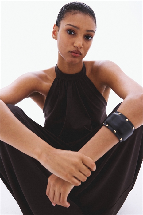 Топ с завязками на шее в стиле «бабл» артикул 1333696001