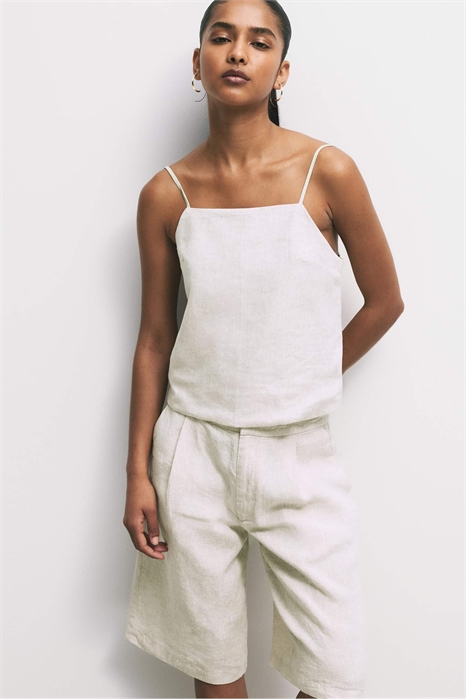 Топ из 100% льна артикул 150429393