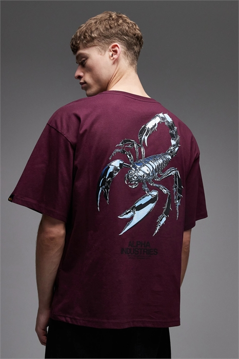 Футболка Alpha с принтом в виде скорпиона артикул 154131969