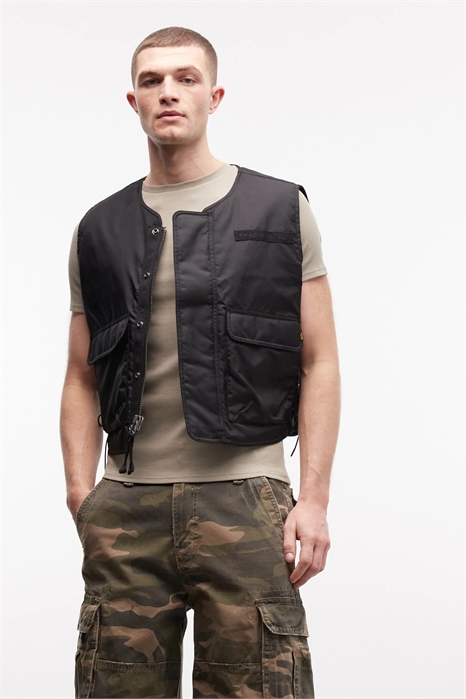 Жилет с завязками по бокам артикул 154131963