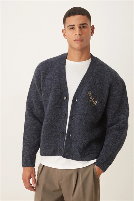 Кардиган с крупным логотипом артикул 149632903