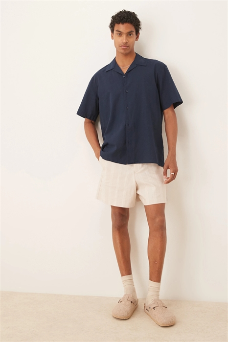 Стильные шорты из смешанного льна артикул 139728697