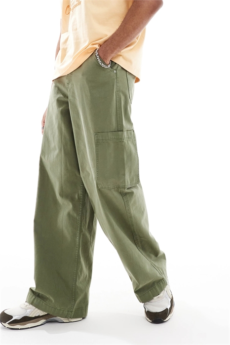 Широкие брюки в стиле кэжуал артикул 144908956