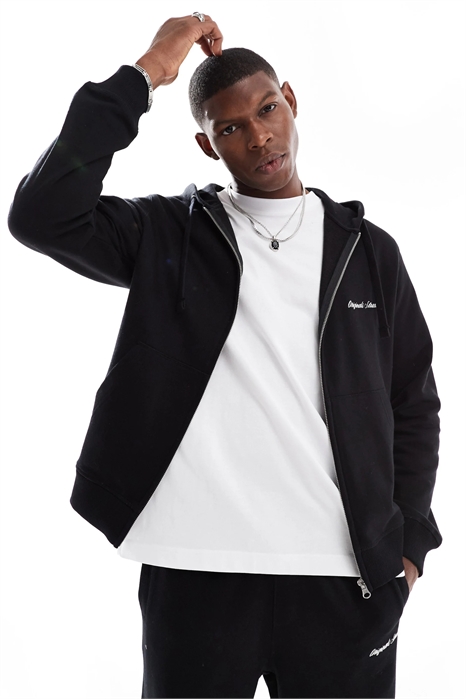 Толстовка с капюшоном и логотипом на молнии артикул 148849401