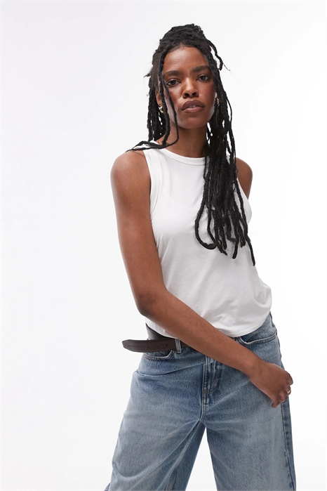 Мягкая свободная майка артикул 140375055