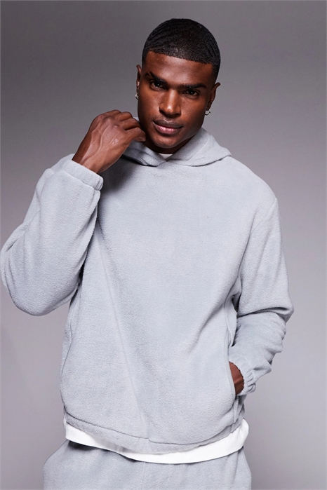 Толстовка из флиса свободного кроя co-ord артикул 146981869