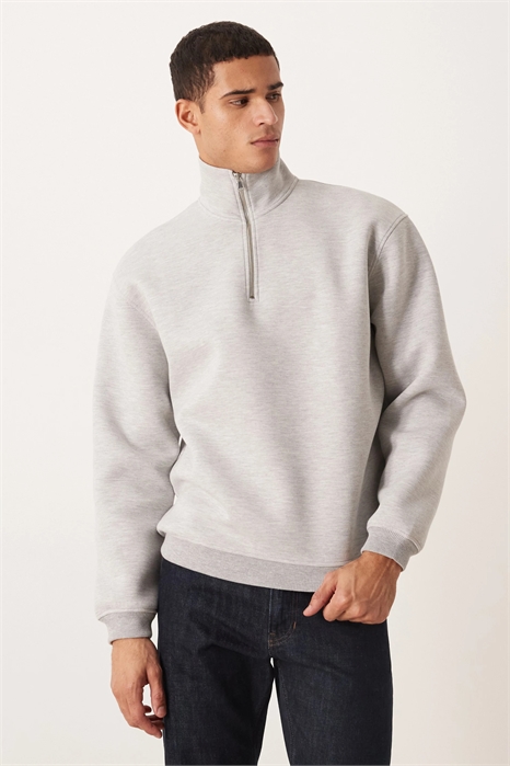 Свитшот с длинной застежкой-молнией артикул 151334189