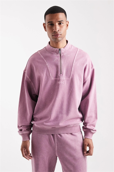 Свитшот Nebuzip с центральным логотипом, свободный крой, с полузастежкой-молнией co-ord артикул 148444500