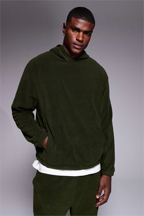 Свободная толстовка с капюшоном co-ord артикул 146905914