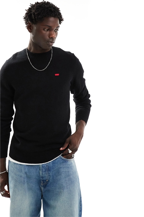 Свитер из трикотажа с оригинальным логотипом «крыло летучей мыши» артикул 134331409