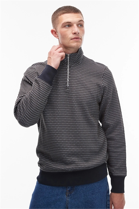 Свитшот Paul Smith с полузастежкой-молнией и прямым кроем артикул 150265328