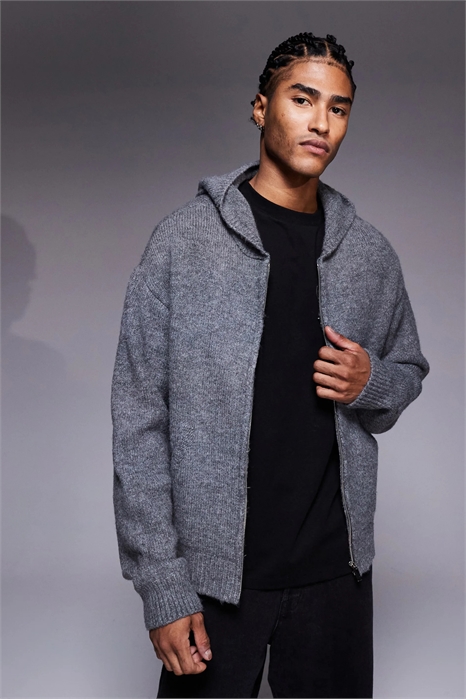 Свитшот с капюшоном на молнии артикул 151306488