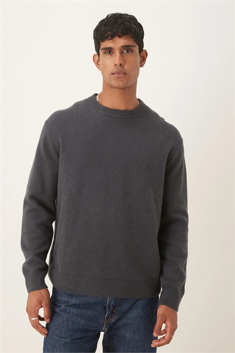 Свитер из трикотажа с круглым вырезом и сверхмягкой текстурой артикул 148856743