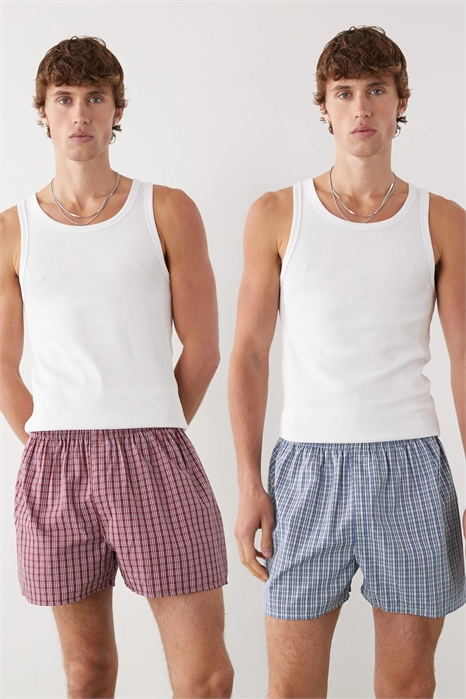 Тканые боксеры, комплект из 2 штук артикул 150034549