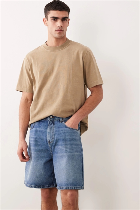 Джинсовые шорты средней длины артикул 153890269