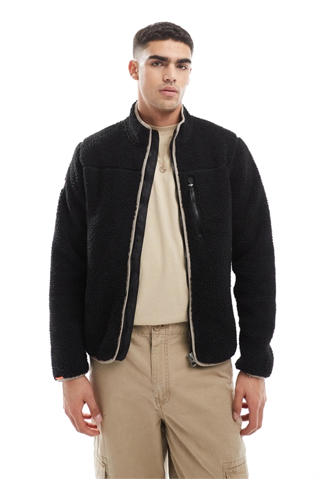 Флисовая куртка на молнии для ношения на улице артикул 140802207