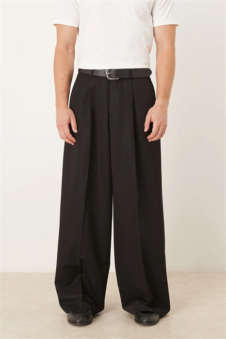 Стильные брюки с очень широкими брючинами артикул 133114119